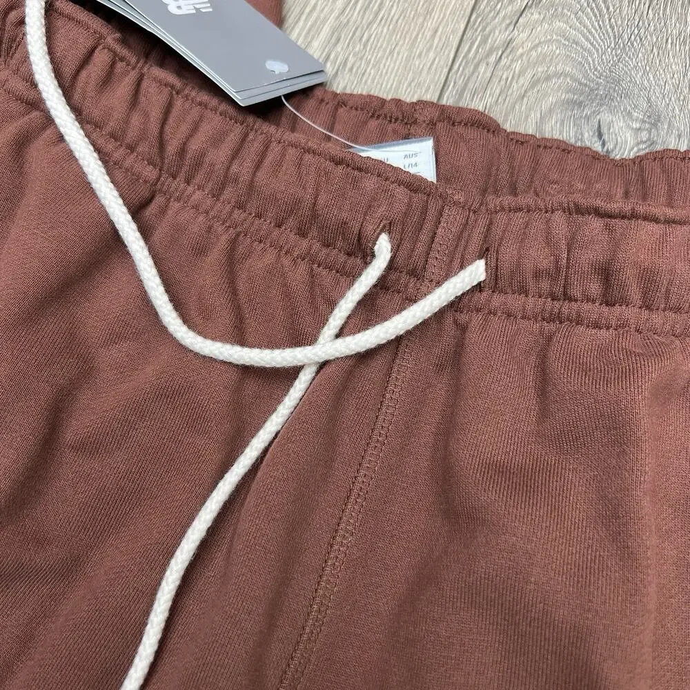 New Balance Jogger Pants Size Small Mens Brown French Terry Athletics $85